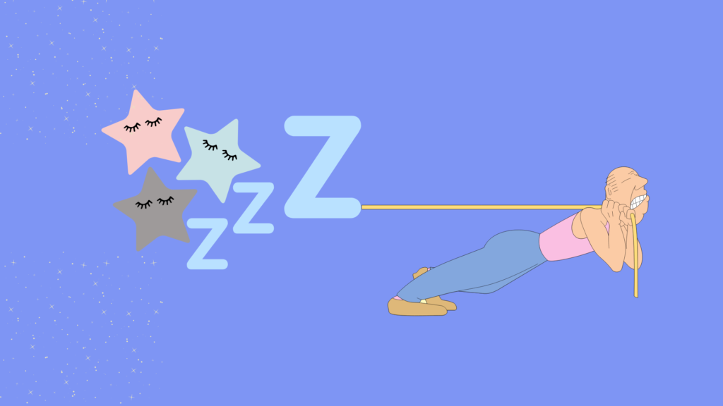 the tug of war between insomnia and anxiety